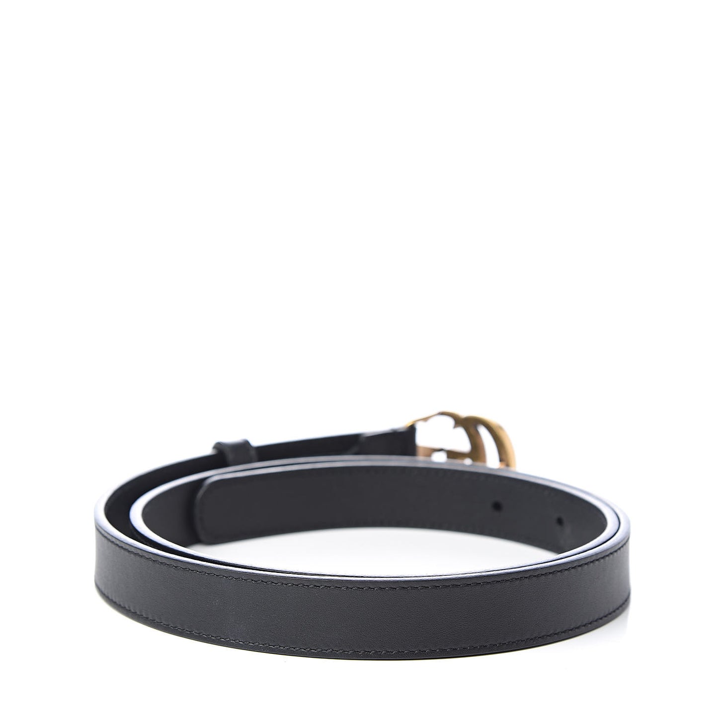Calfskin Double G 20mm Belt 80 32 Black