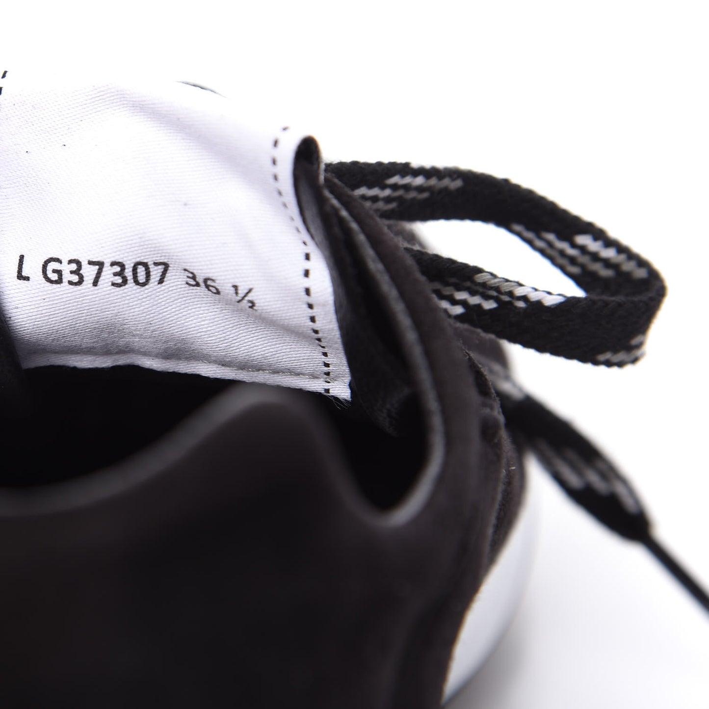 Suede Goatskin CC Sneakers 36.5 Black