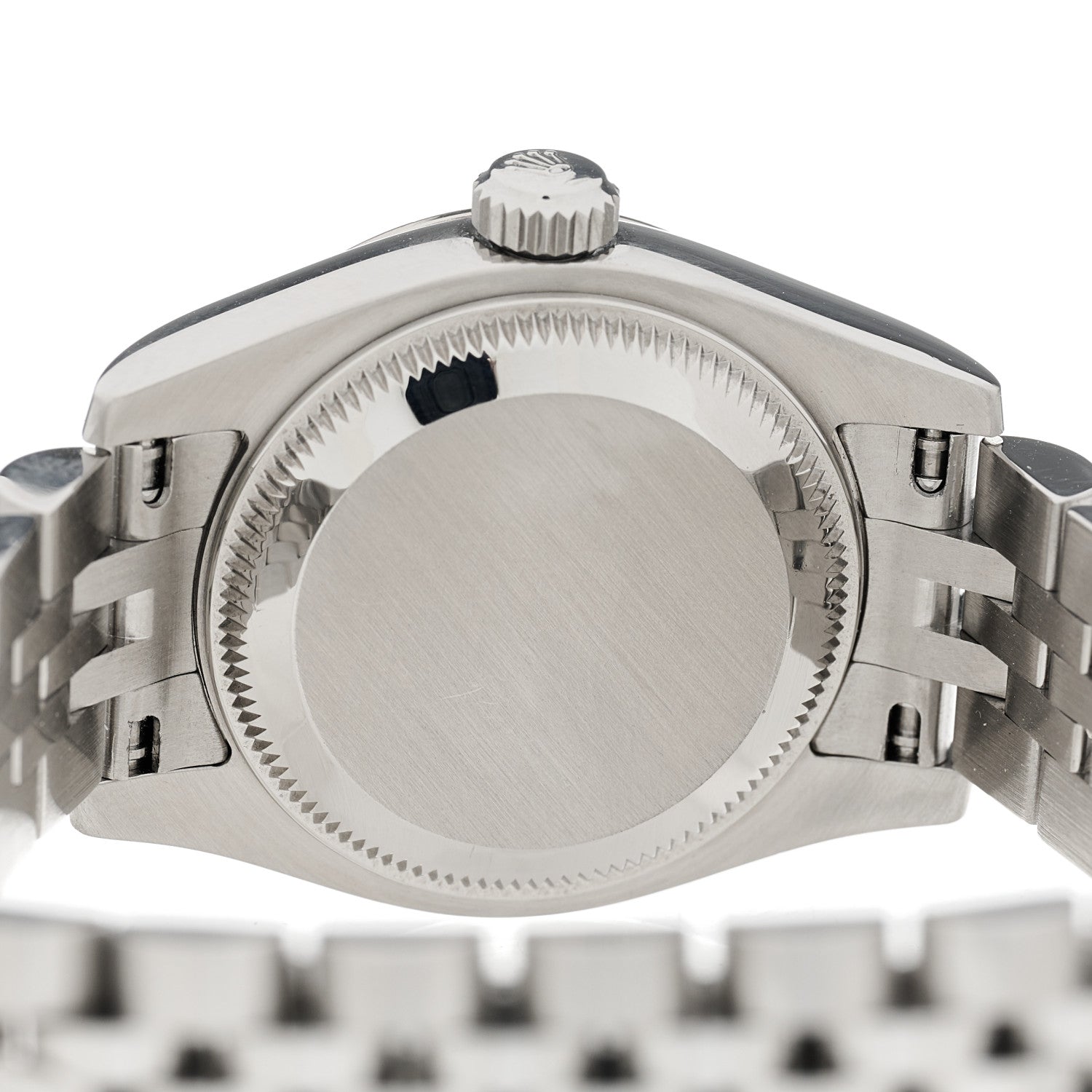 Rolex Stainless Steel 18K White Gold Diamond 26mm Oyster Perpetual Datejust Watch Silver 179174 4 of 4