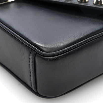 Prada Saffiano Pattina Crossbody Bag Black 8 of 8