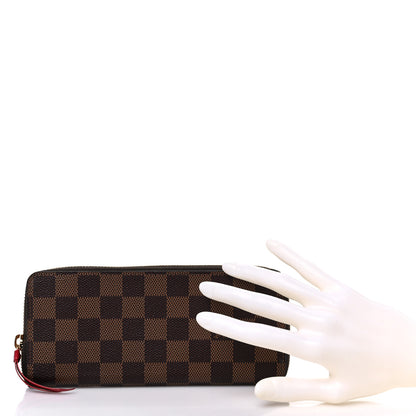 Louis Vuitton Damier Ebene Clemence Wallet 2 of 12