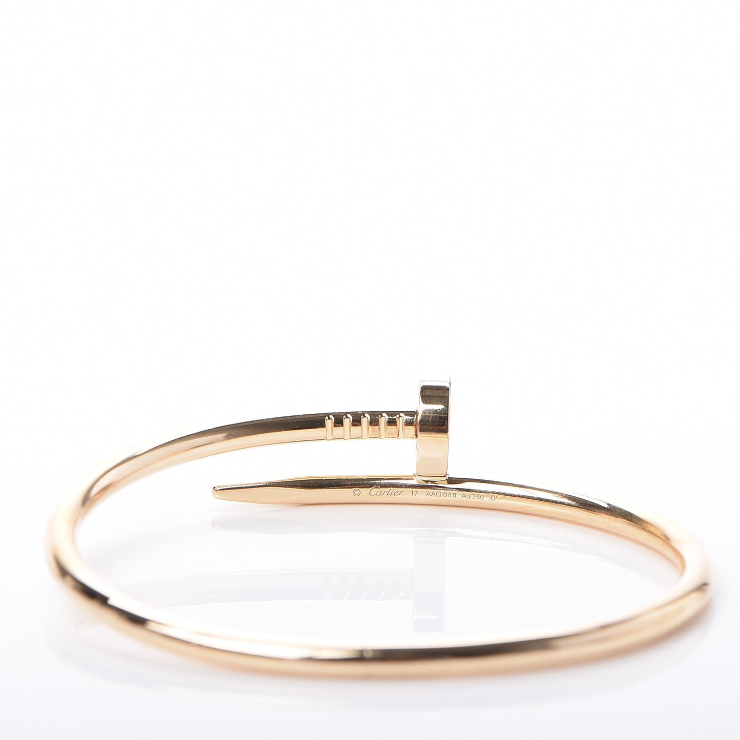 18K Yellow Gold Juste Un Clou Bracelet 17