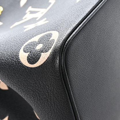 Louis Vuitton Empreinte Monogram Giant Neonoe MM Black Beige 11 of 12