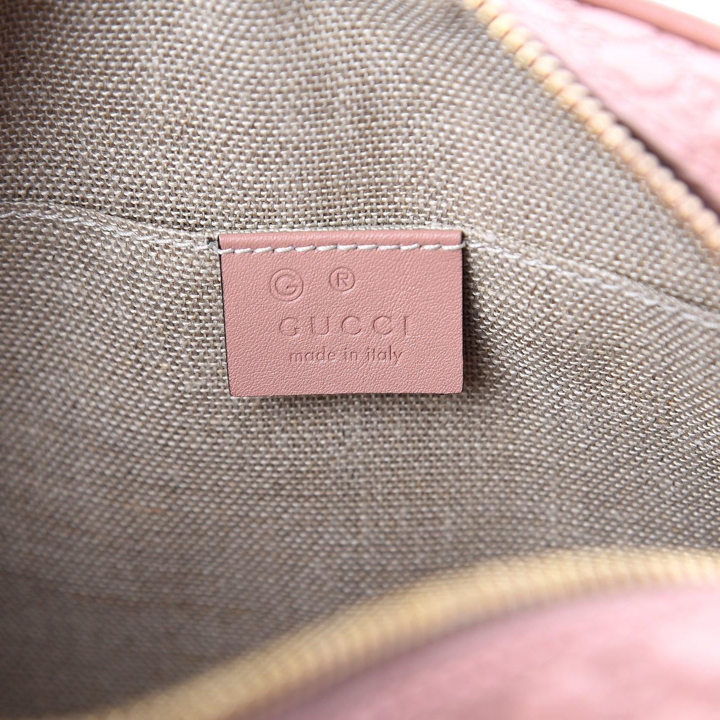 Soft Microguccissima Mini Bree Messenger Bag Soft Pink