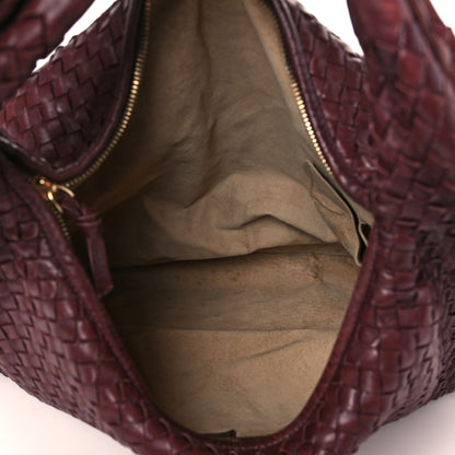 Bottega Veneta Intagli Intrecciato Large Veneta Hobo Dark Red 5 of 10