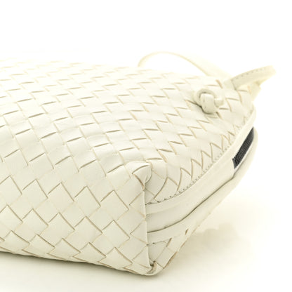 Bottega Veneta Nappa Intrecciato Nodini Crossbody Messenger White 10 of 11