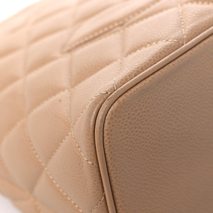 Chanel Caviar Quilted Medallion Tote Beige 8 of 13