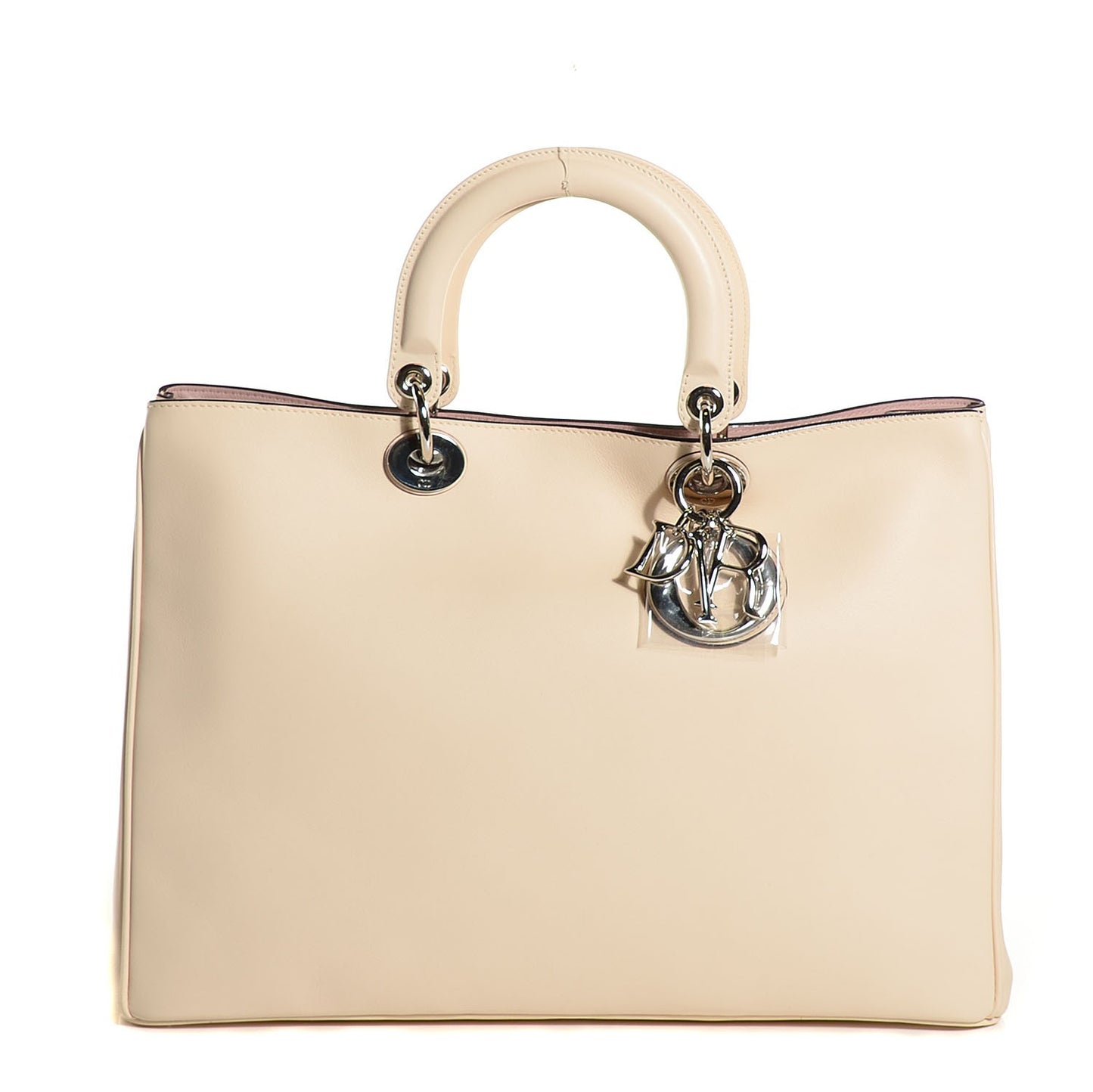 Smooth Calfskin Large Diorissimo Tote Beige