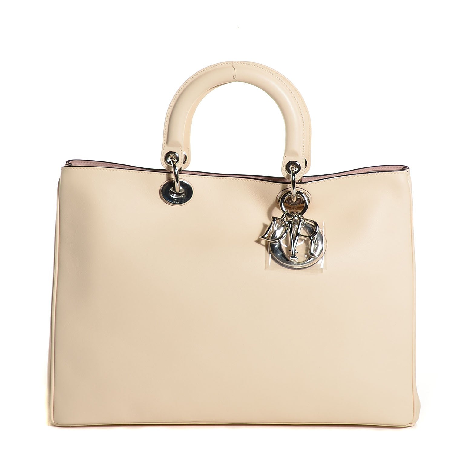 Christian Dior Smooth Calfskin Large Diorissimo Tote Beige 1 of 9