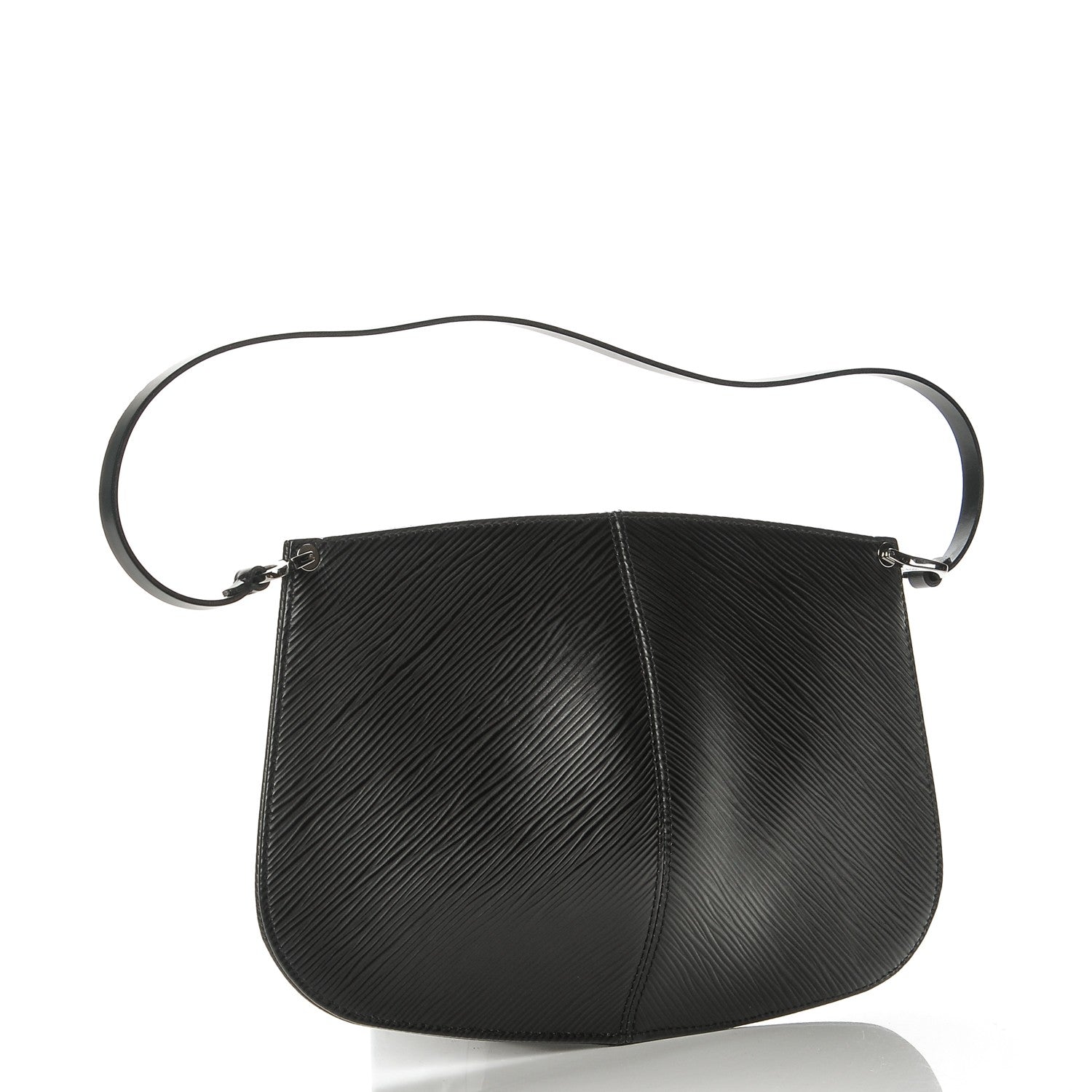 Louis Vuitton Epi Demi Lune Pochette Black 3 of 7