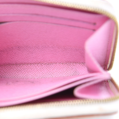 Louis Vuitton Monogram Multicolor Zippy Coin Purse Wallet White Litchi 7 of 10