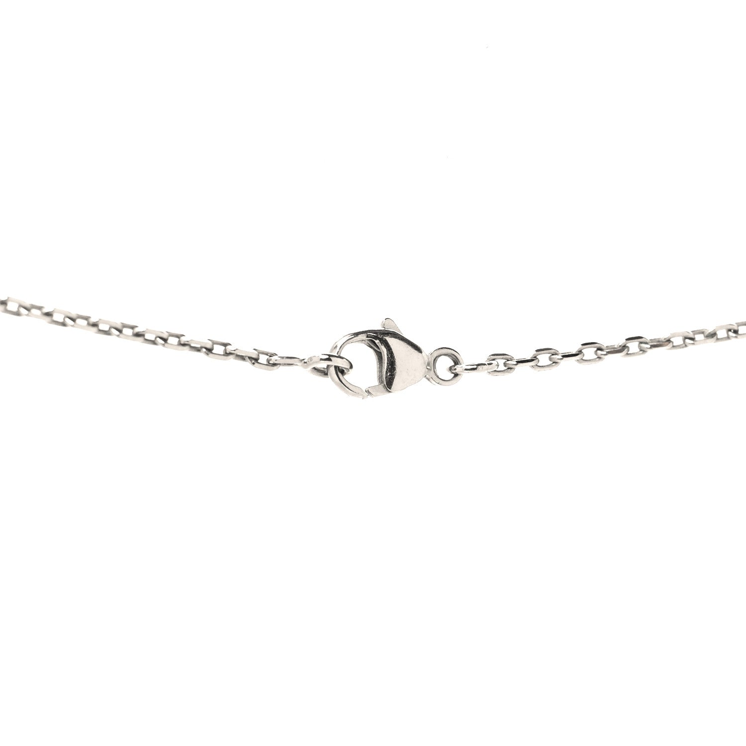 Hermes Lacquered Palladium Pop H Pendant Necklace Black 4 of 6