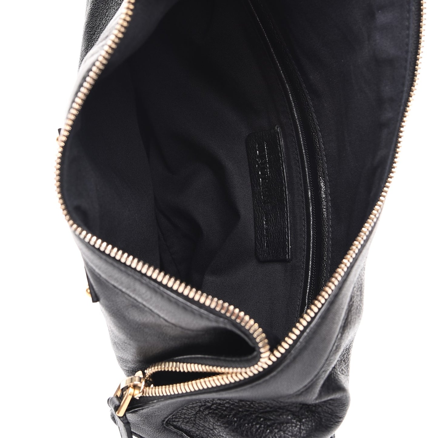 Calfskin De Manta Clutch Black