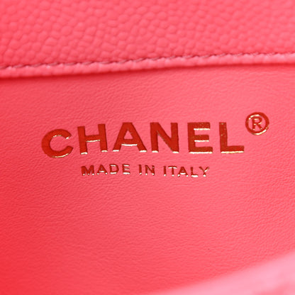 Chanel Shiny Caviar Pick Me Up Flap Belt Bag Pink 7 of 12