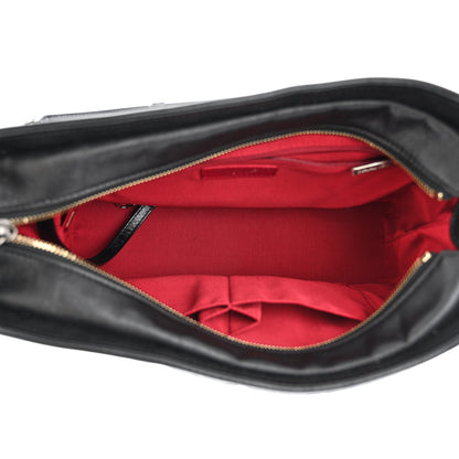 Chanel Aged Calfskin Quilted Medium Gabrielle Hobo Black 4 of 11