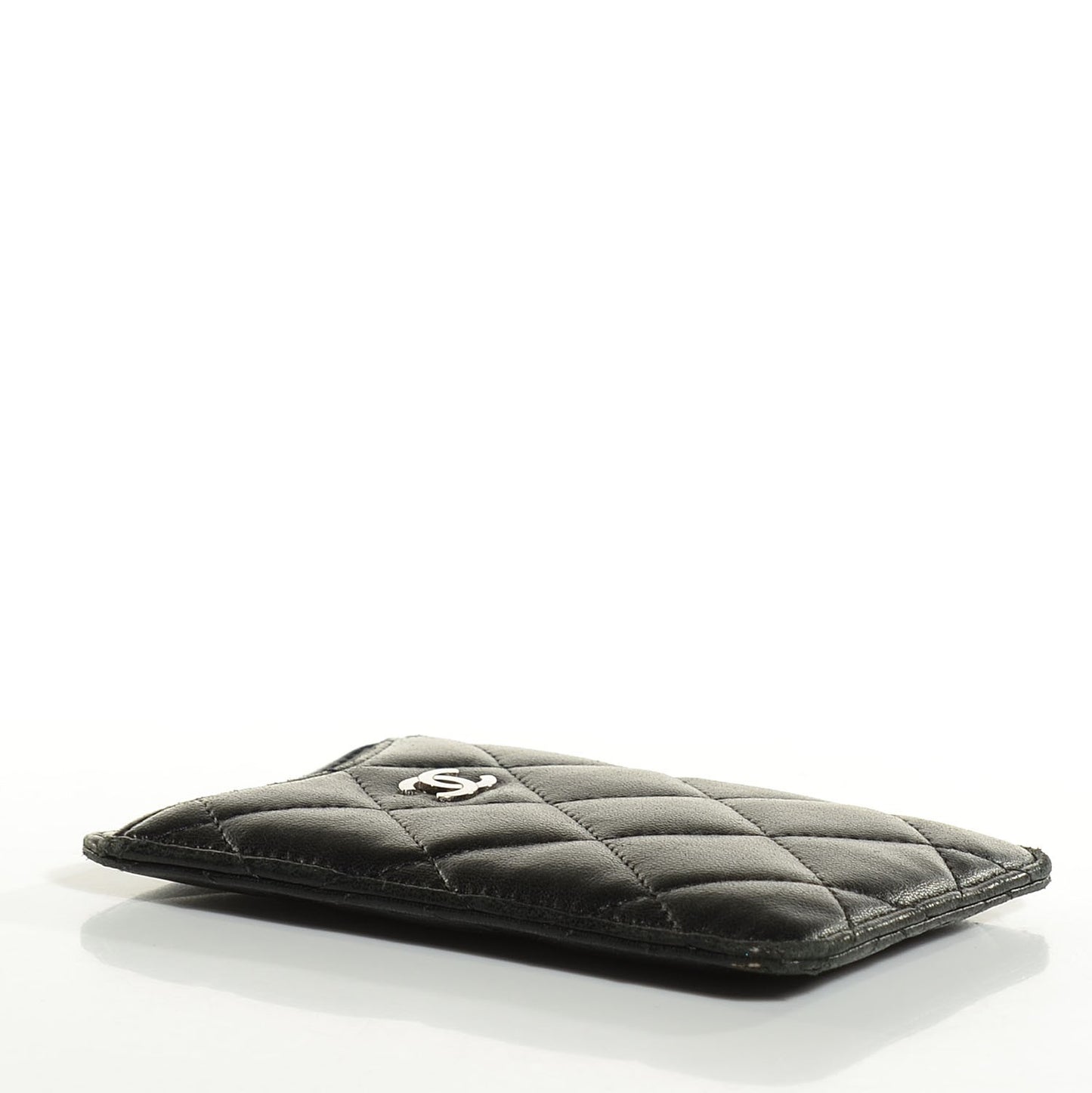 Lambskin Quilted Phone Case Black