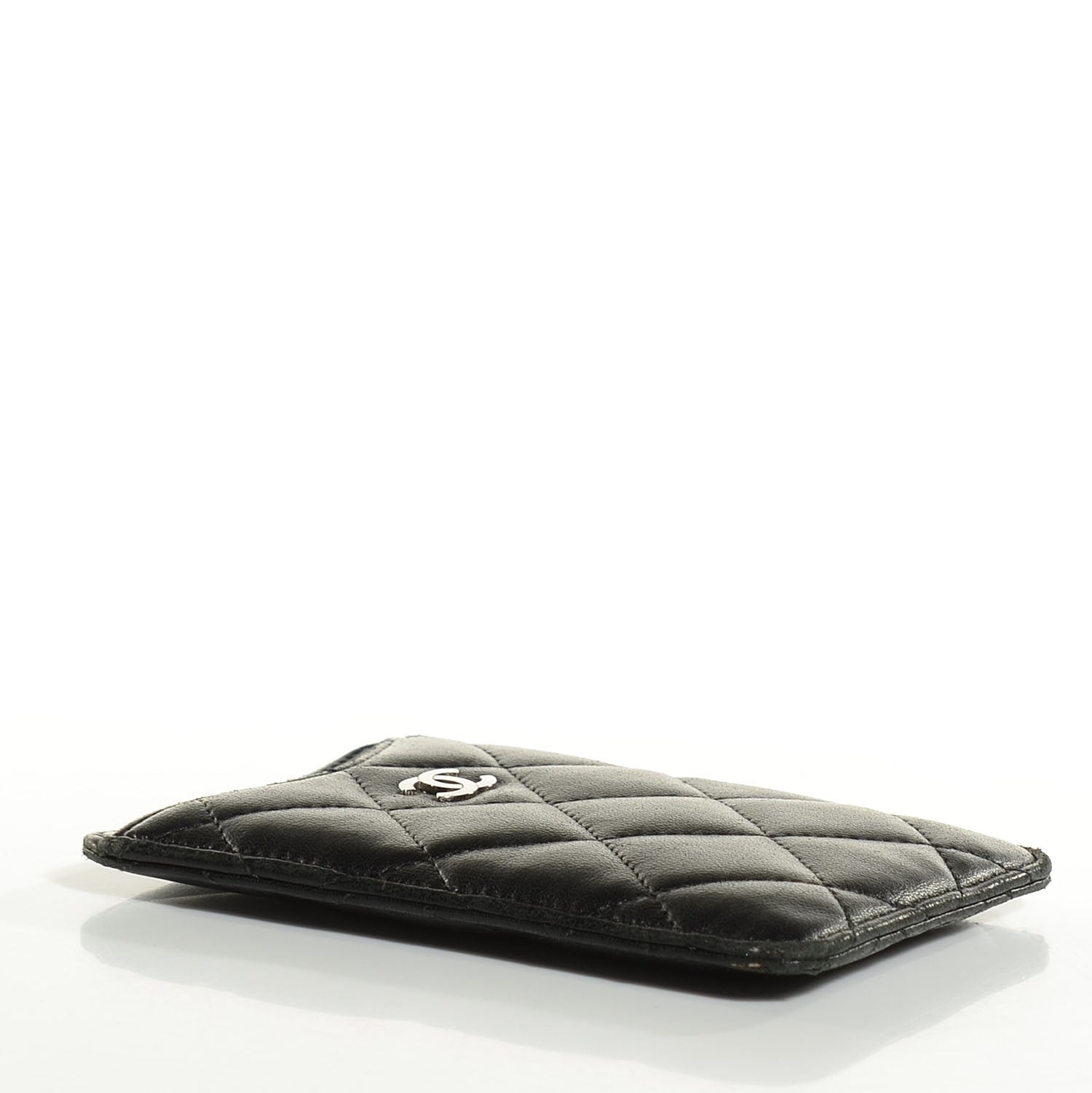 Chanel Lambskin Quilted Phone Case Black 4 of 8