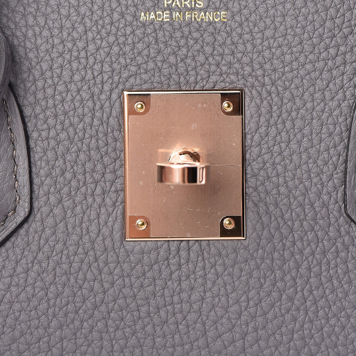 Hermes Togo Birkin 35 Etain 21 of 32