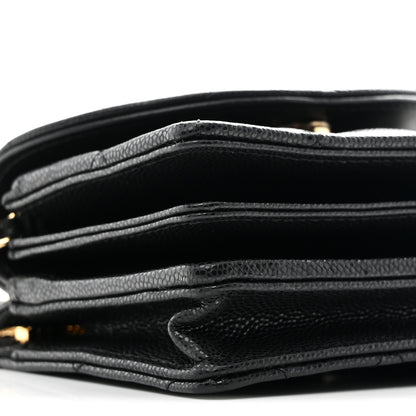 Chanel Caviar Quilted Clutch With Chain Black 10 of 12
