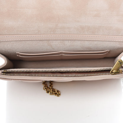 Christian Dior Lambskin Cannage Dioraddict Wallet On Chain Clutch Rose Poudre 7 of 11