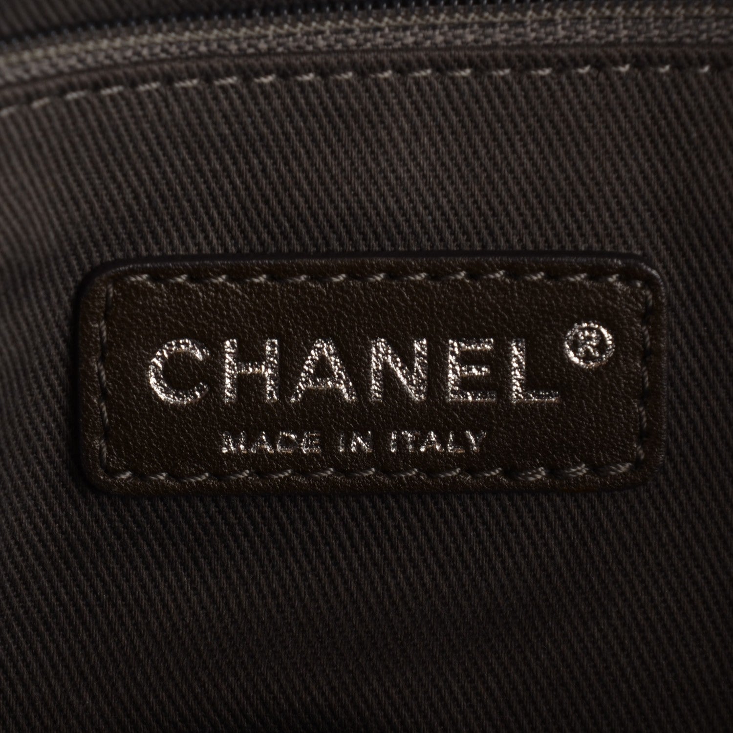 Chanel Glazed Calfskin Quilted Large New Portobello Tote Black 6 of 7