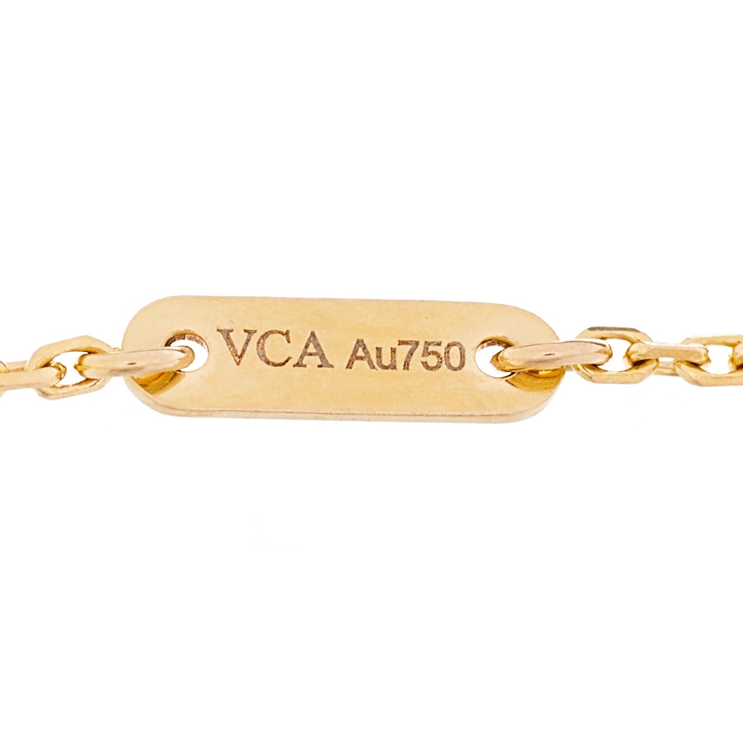 Van Cleef & Arpels 18K Rose Gold Carnelian Sweet Alhambra Bracelet 3 of 6
