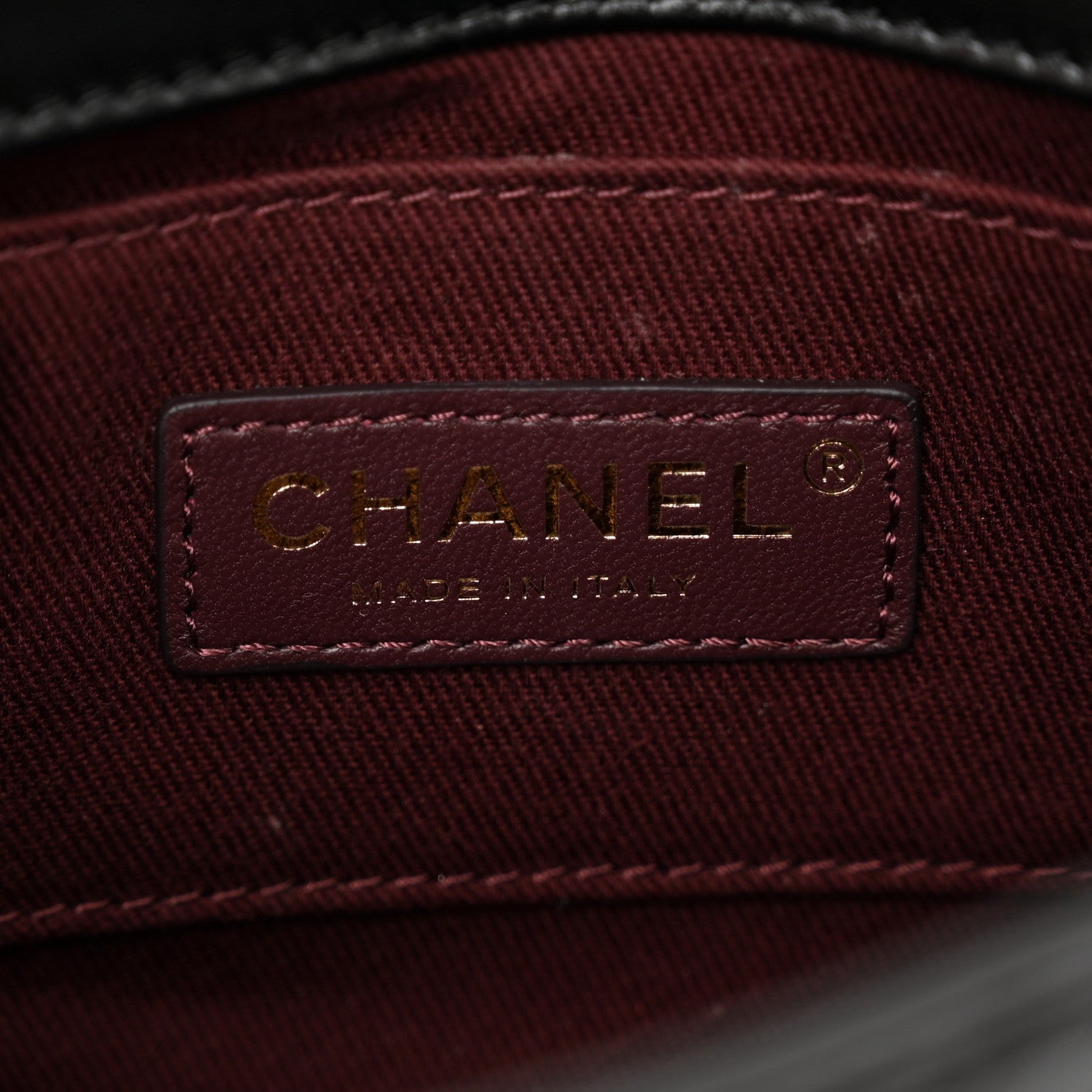 Chanel Calfskin Chevron Stitched Coco Waist Bag Black 6 of 9