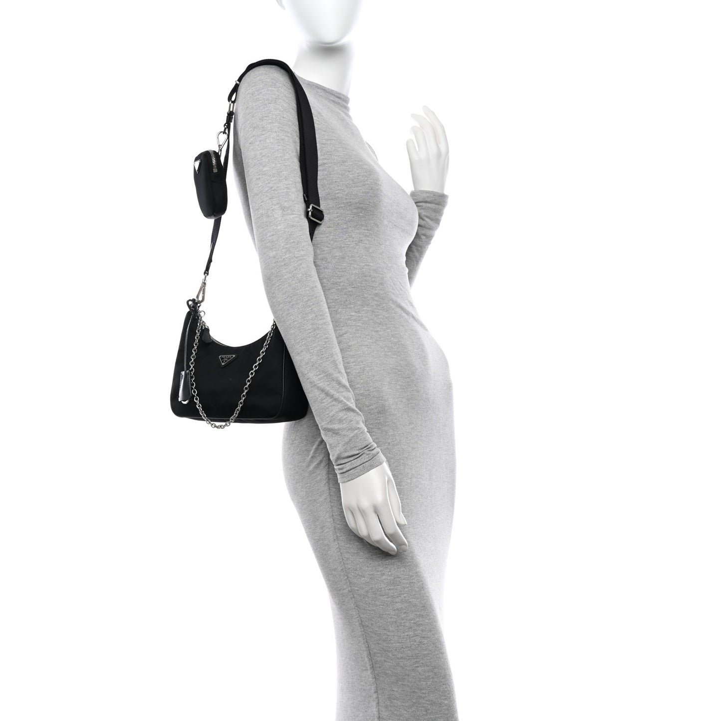 Nylon Re-Edition 2005 Shoulder Bag Black