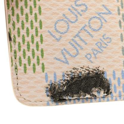 Louis Vuitton Damierlicious Zipped Romy Card Holder Pistachio Green 7 of 7
