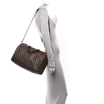 Louis Vuitton Damier Ebene Speedy Bandouliere 35 2 of 10