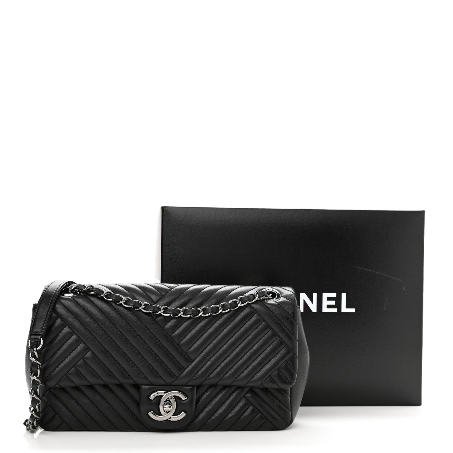 Chanel Lambskin Small CC Crossing Flap Black 11 of 11
