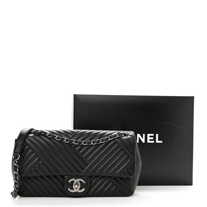 Chanel Lambskin Small CC Crossing Flap Black 11 of 11
