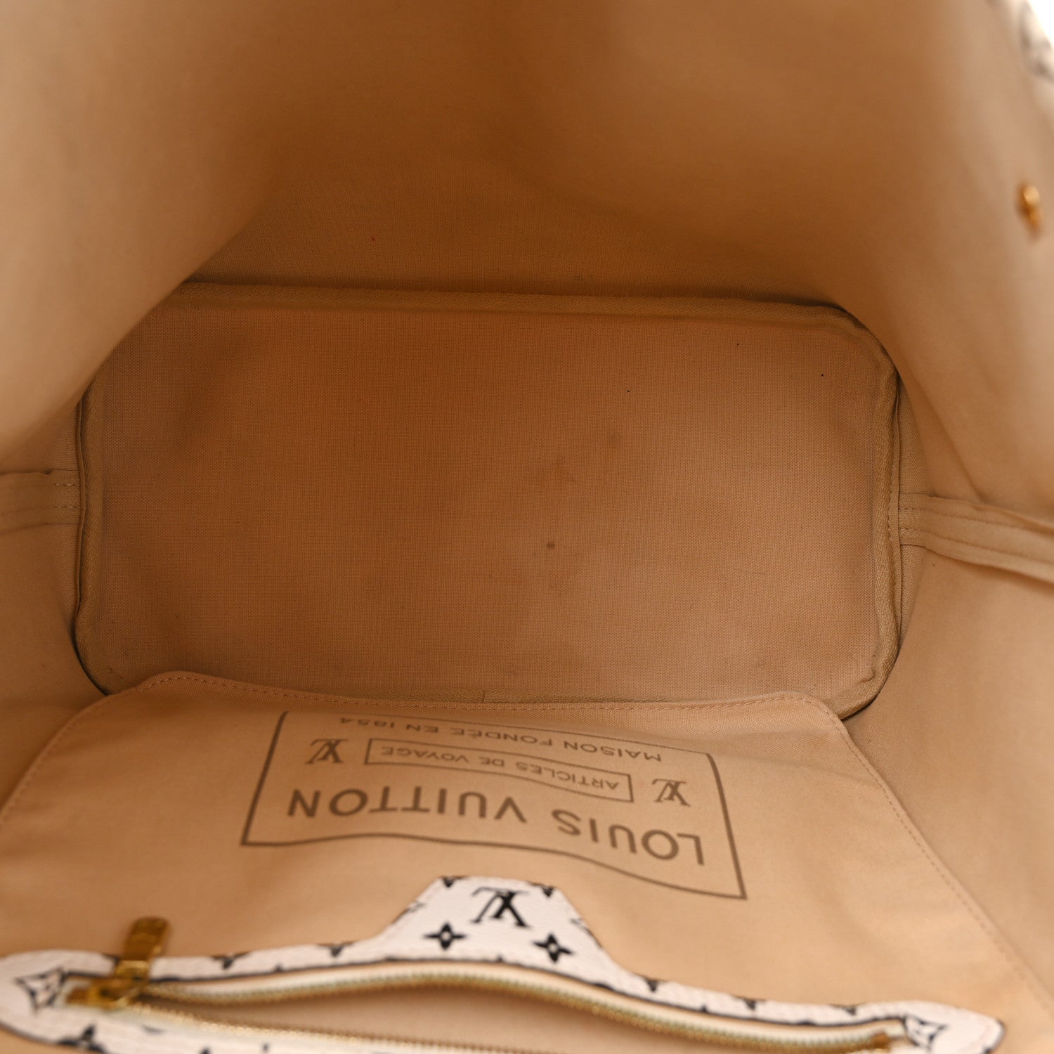 Louis Vuitton Monogram Giant Neverfull MM Kaki 6 of 14