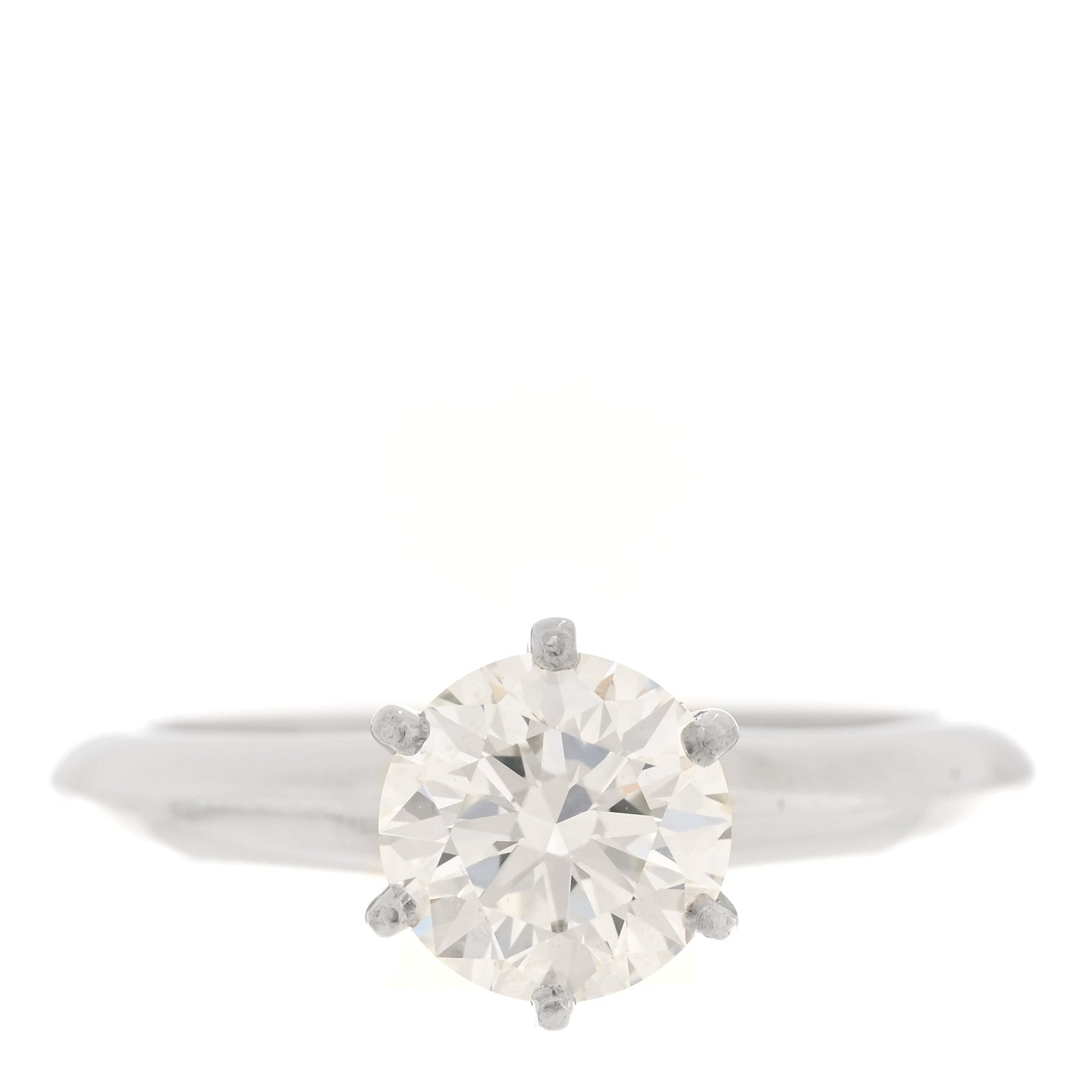 Tiffany Platinum Diamond 1.15ct Solitaire Engagement Ring 49 4.75 1 of 5