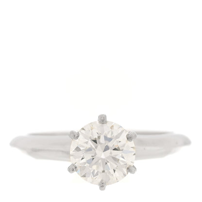 Tiffany Platinum Diamond 1.15ct Solitaire Engagement Ring 49 4.75 1 of 5