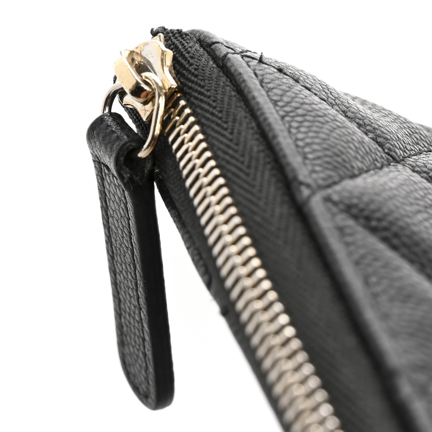 Chanel Caviar Quilted Small Cosmetic Case Black 9 of 12