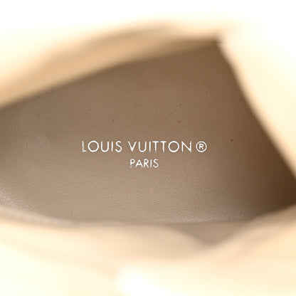 Louis Vuitton Suede Calfskin Laureate Platform Desert Boots 40 Beige 7 of 8