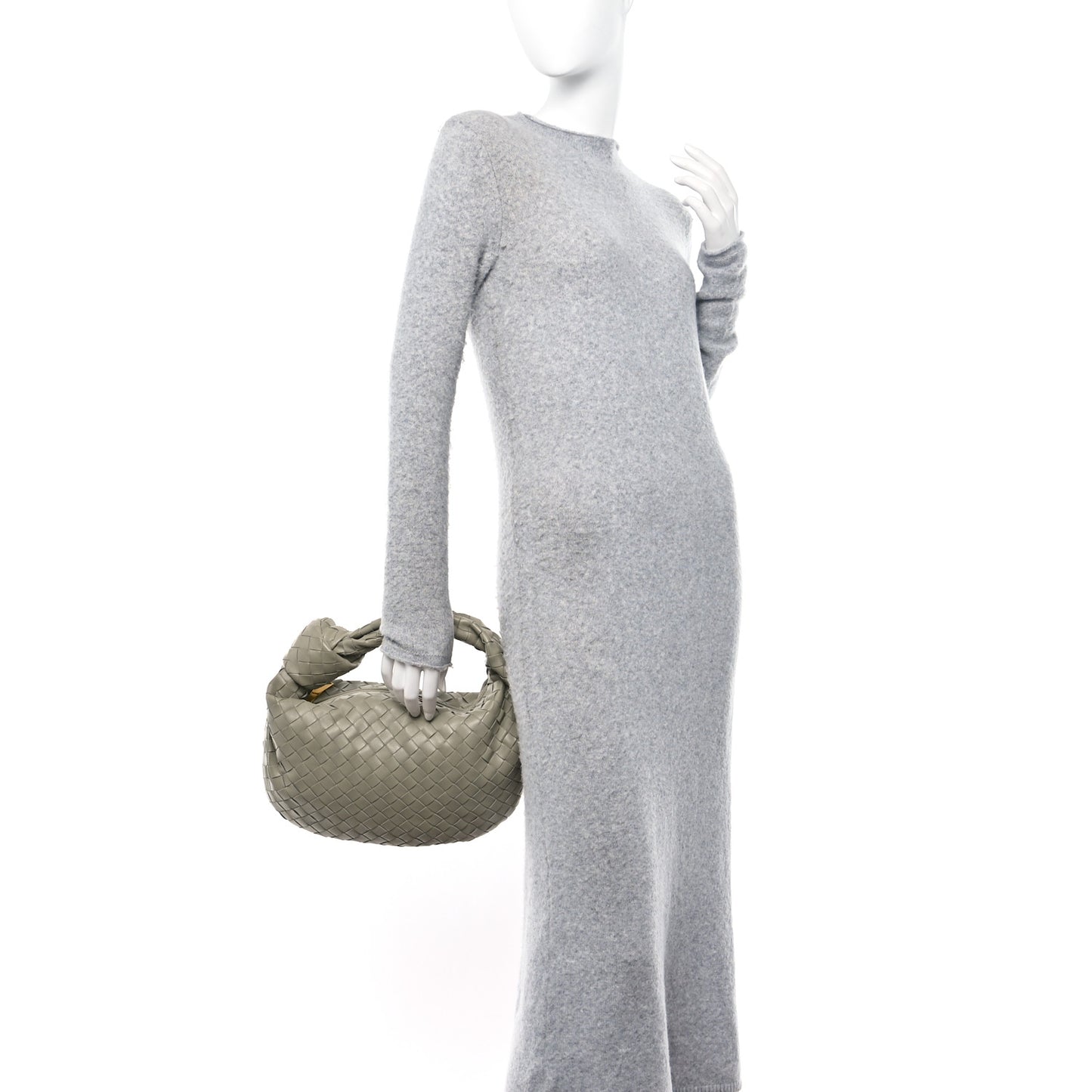 Nappa Intrecciato Teen Jodie Hobo Travertine