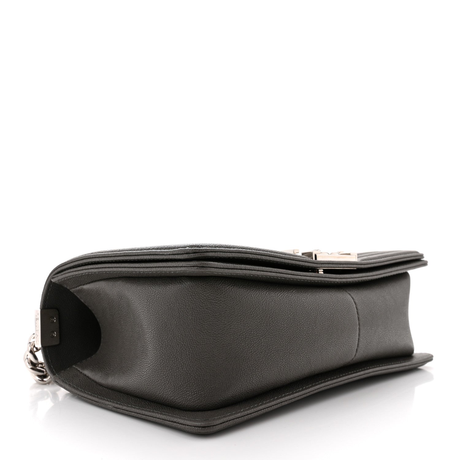 Chanel Caviar Quilted Medium Boy Flap Grey 4 of 11