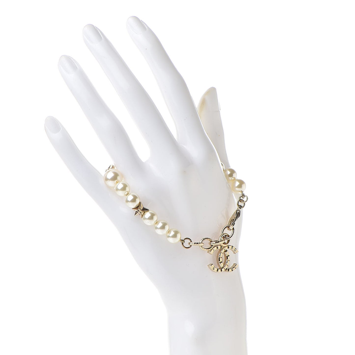 Pearl Star CC Bracelet Gold