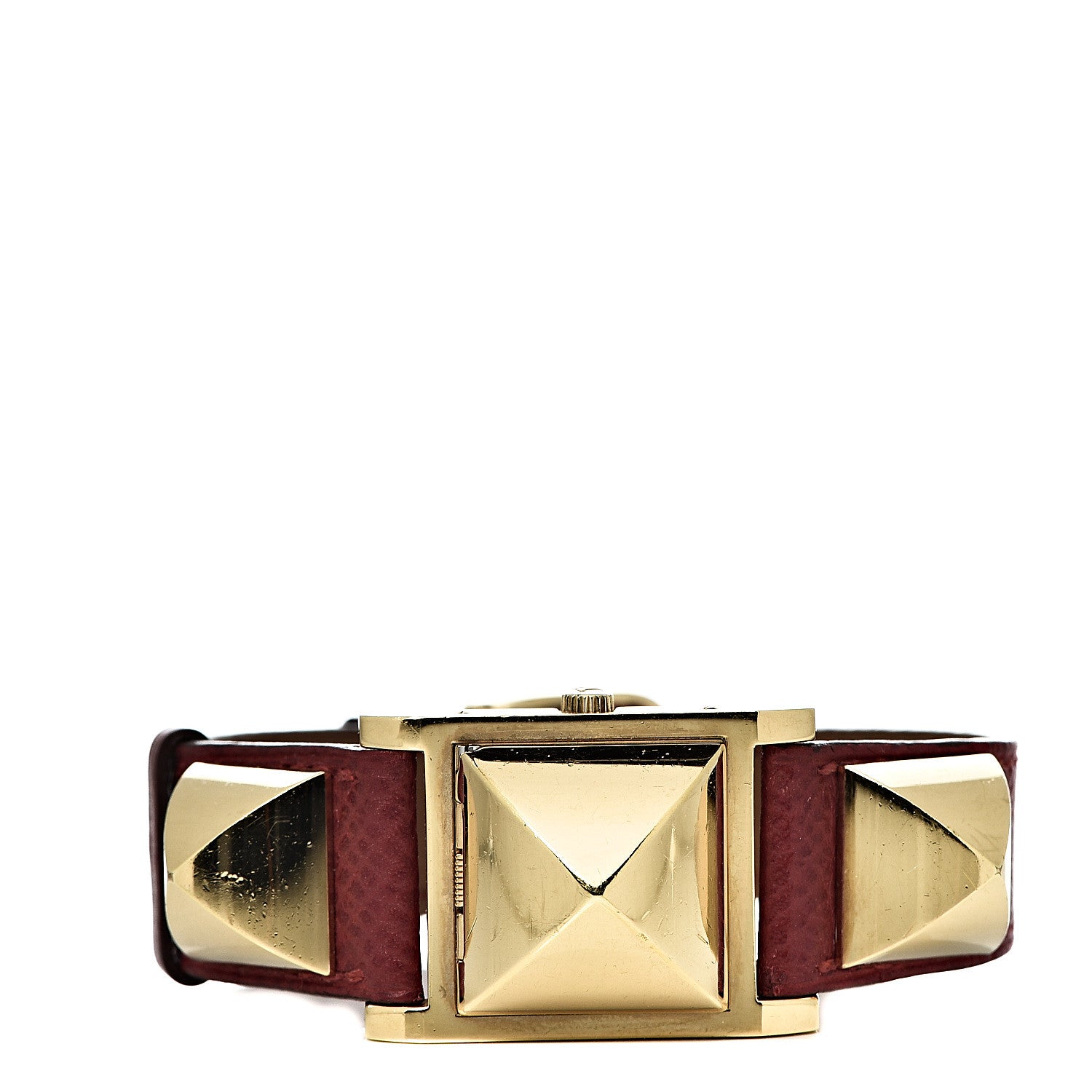 Hermes Stainless Steel Courchevel 23mm Medor Quartz Watch Rouge 3 of 9