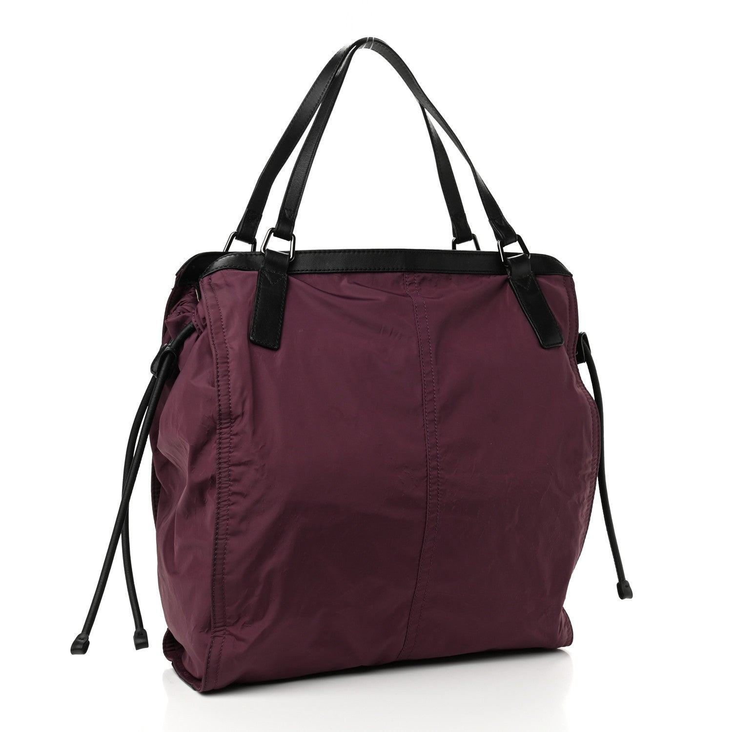 Burberry Nylon Small Buckleigh Packable Tote Purple 3 of 11