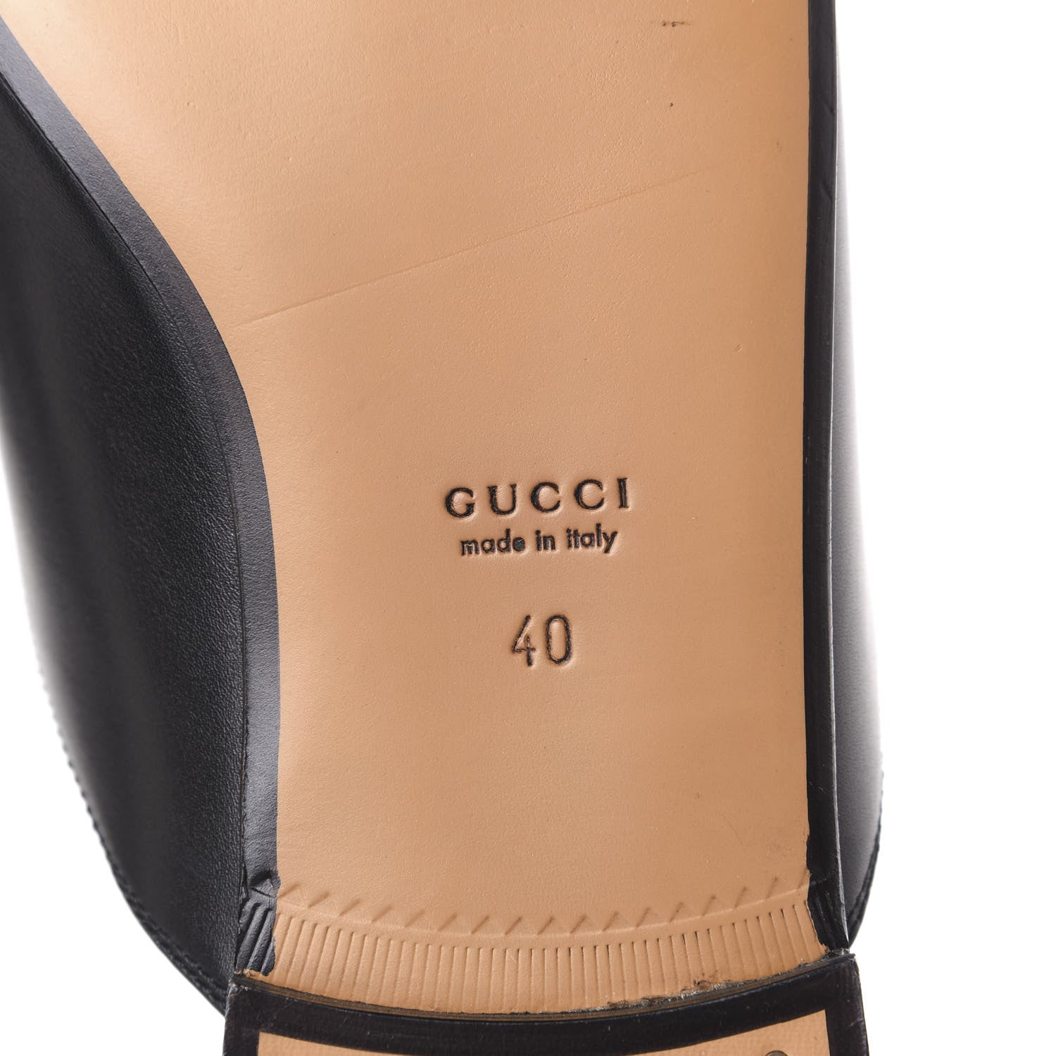 Gucci Calfskin Flower Embroidered Princetown Slippers 40 Black 6 of 11
