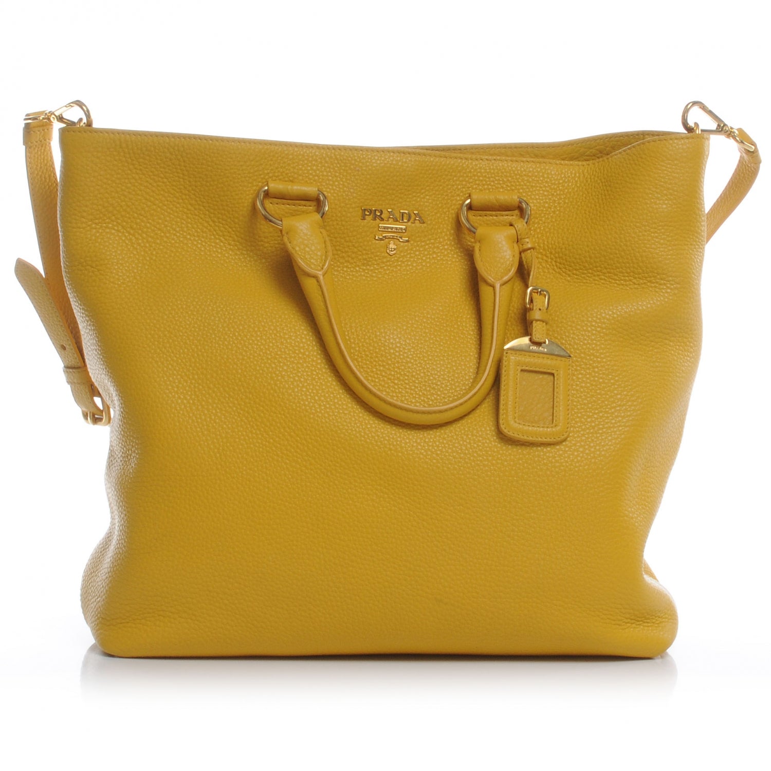 Prada Vitello Daino Tote Mimosa 1 of 9