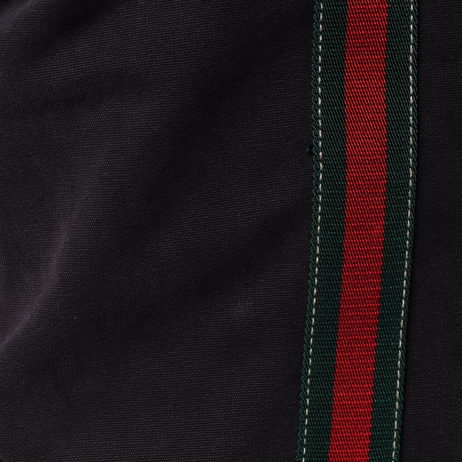 Gucci Canvas Web Signature Tote Black 10 of 13