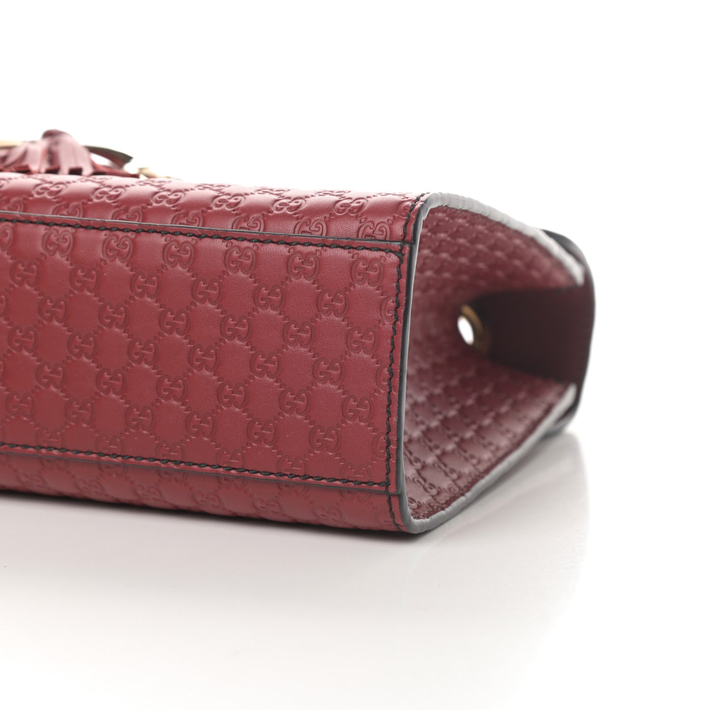 Microguccissima Medium Emily Chain Shoulder Bag Red