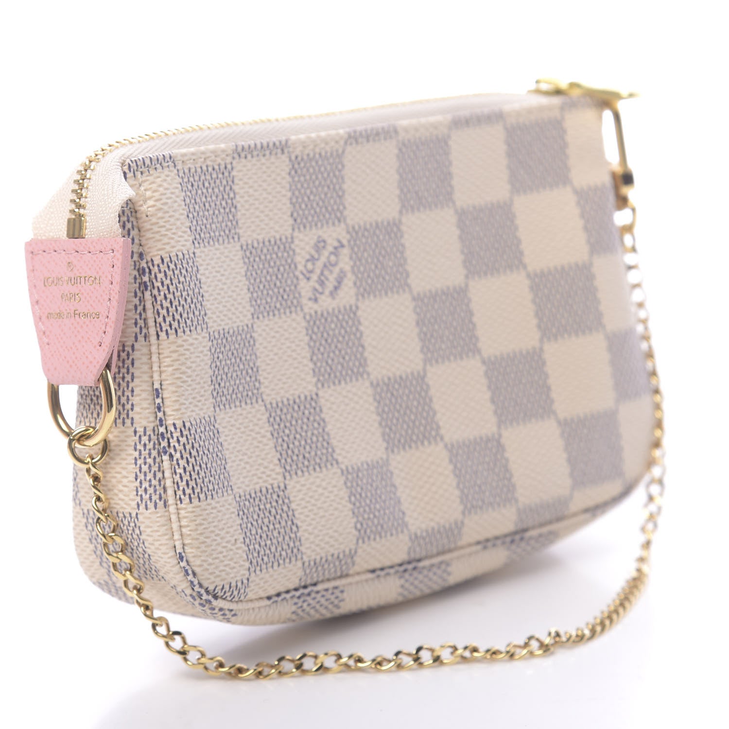 Louis Vuitton Damier Azur 2018 Christmas Animation Mini Pochette Accessories 3 of 8