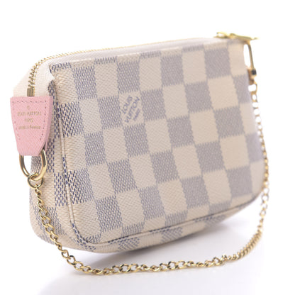 Louis Vuitton Damier Azur 2018 Christmas Animation Mini Pochette Accessories 3 of 8