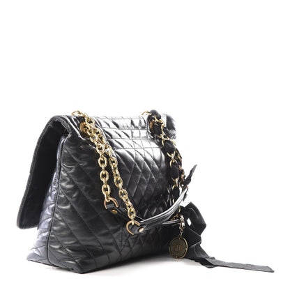 Lanvin Lambskin Quilted Medium Happy Shoulder Bag Black 2 of 10