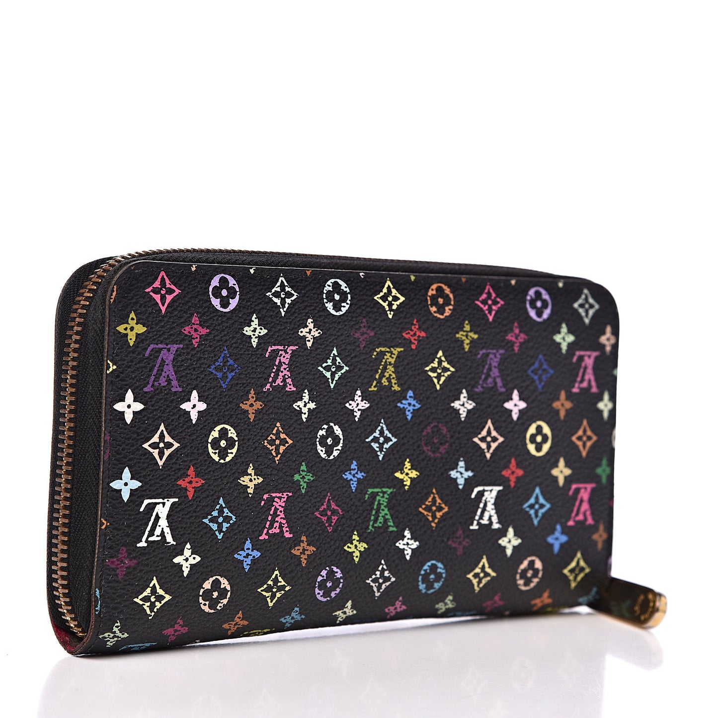 Monogram Multicolor Zippy Wallet Black Grenade